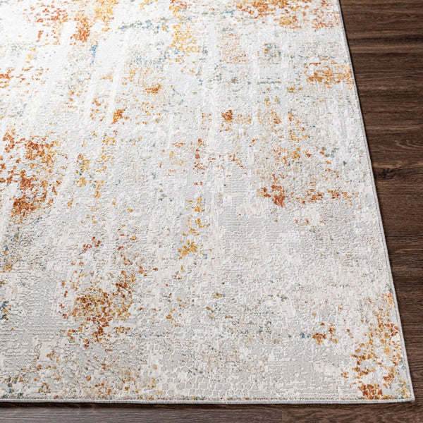 Livabliss Carmel Machine Woven Area Rug with Lustrous Sheen and High Low Pile for Large Rooms Light Gray, Whi 12' x 15' CRL2311-1215
