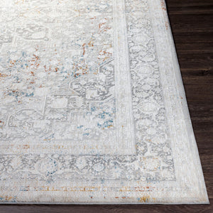 Livabliss Carmel Traditional Polyester Area Rug Soft Plush Pile for Large Living Dining Rooms Light Gray, Tau 10' x 13'11" CRL2313-1014