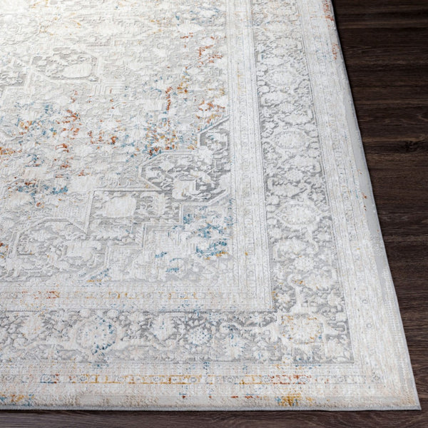 Livabliss Carmel Traditional Polyester Area Rug Soft Plush Pile for Large Living Dining Rooms Light Gray, Tau 10' x 13'11" CRL2313-1014