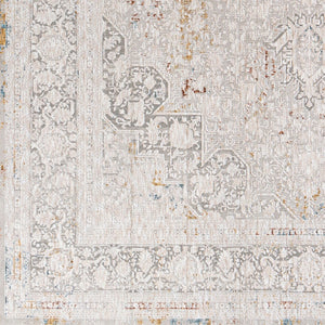 Livabliss Carmel Traditional Polyester Area Rug Soft Plush Pile for Large Living Dining Rooms Light Gray, Tau 10' x 13'11" CRL2313-1014