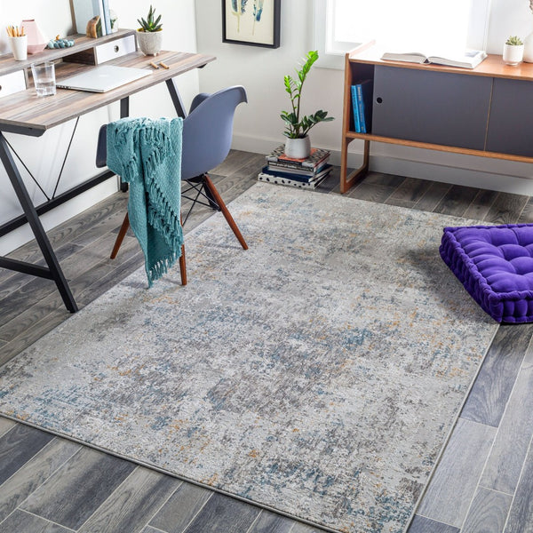 Livabliss Carmel Machine Woven Polyester Area Rug Minimalist Low Pile for Large Living Spaces Taupe, Light Gr 3'11" x 2'8" CRL2314-274