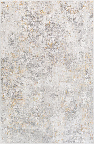 Livabliss Carmel Turkish Polyester Area Rug Low Pile Minimalist Design for Living Rooms Light Gray, Mus 6'7" x 9'6" CRL2315-6796