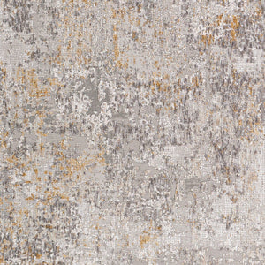 Livabliss Carmel Turkish Polyester Area Rug Low Pile Minimalist Design for Living Rooms Light Gray, Mus 7'10" x 10' CRL2315-71010