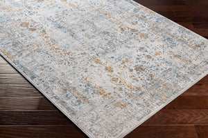 Livabliss Carmel Traditional Polyester Area Rug for Large Living Dining Rooms Medium Pile Light Gray, Tau 5' x 7'3" CRL2317-573