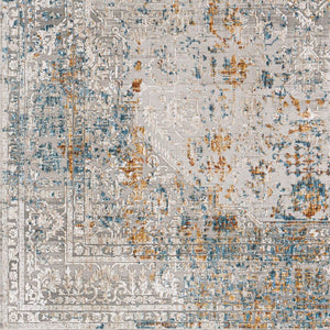 Livabliss Carmel Traditional Polyester Area Rug for Large Living Dining Rooms Medium Pile Light Gray, Tau 5' x 7'3" CRL2317-573