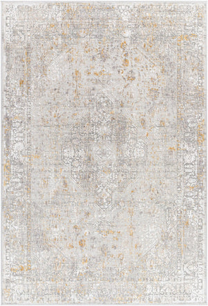 Livabliss Carmel Persian Inspired Machine Woven Polyester Area Rug for Living and Dining Rooms Light Gray, Mus 10' x 13'11" CRL2318-1014