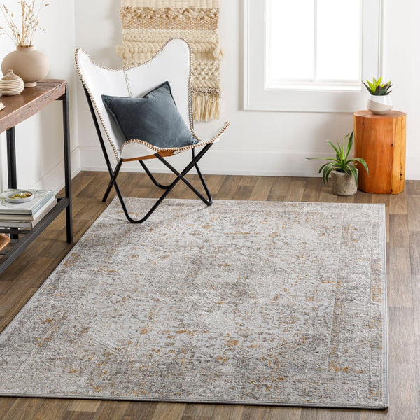 Livabliss Carmel Persian Inspired Machine Woven Polyester Area Rug for Living and Dining Rooms Light Gray, Mus 10' x 13'11" CRL2318-1014