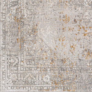 Livabliss Carmel Persian Inspired Machine Woven Polyester Area Rug for Living and Dining Rooms Light Gray, Mus 10' x 13'11" CRL2318-1014