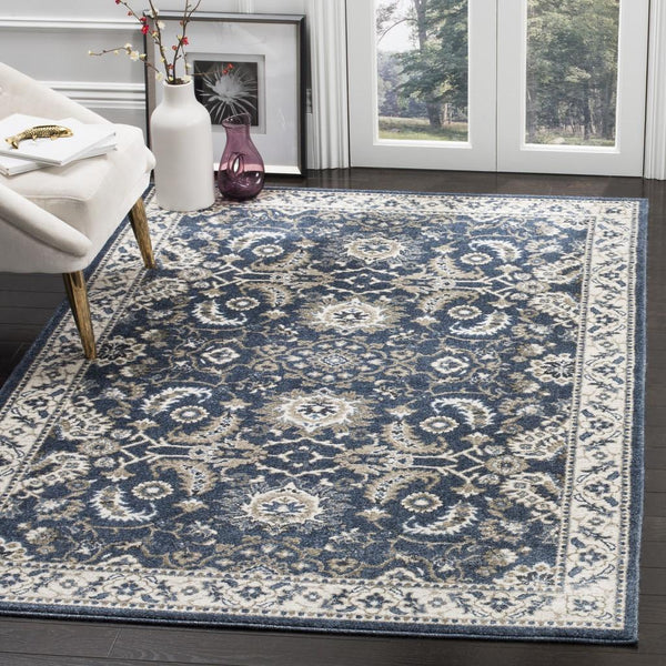 Safavieh Carolina 477 Power Loomed  Rug Dark Blue CRL477D-3