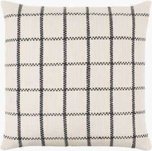 Livabliss Charmaine Square Outdoor Accent Pillow Cottage Style Polyester Patio Deck Lounge CRM001-2222P