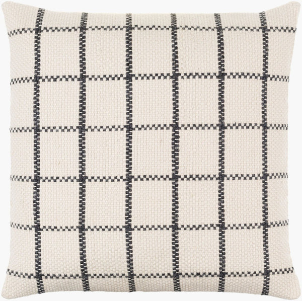 Livabliss Charmaine Square Outdoor Accent Pillow Cottage Style Polyester Patio Deck Lounge CRM001-2222P