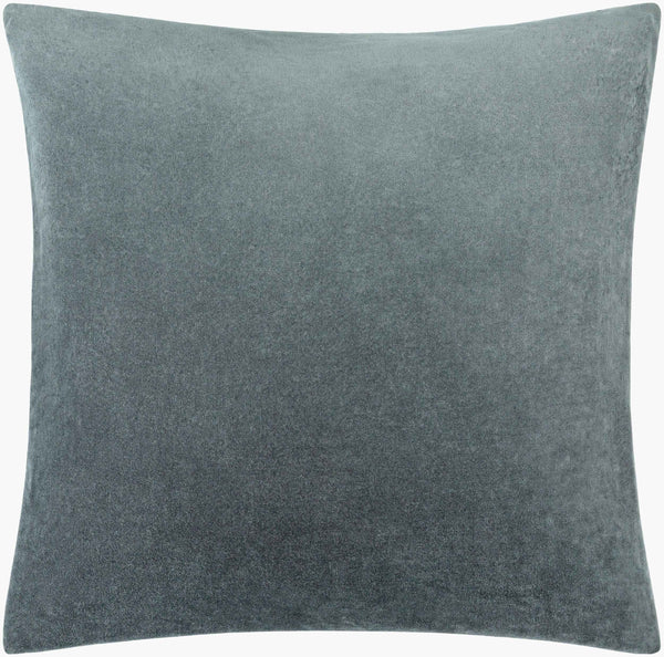 Surya Conrad Modern 18"X18" Accent Pillow - Soft Cotton, Hand-crafted Elegance For Timeless Home Decor Charcoal Cotton,Cotton Crn004-1818