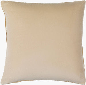 Surya Conrad Modern 18"X18" Accent Pillow - Soft Cotton, Hand-crafted Elegance For Timeless Home Decor Ivory Cotton,Cotton Crn005-2020p