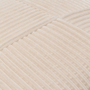 Surya Conrad Modern 18"X18" Accent Pillow - Soft Cotton, Hand-crafted Elegance For Timeless Home Decor Ivory Cotton,Cotton Crn005-2020p