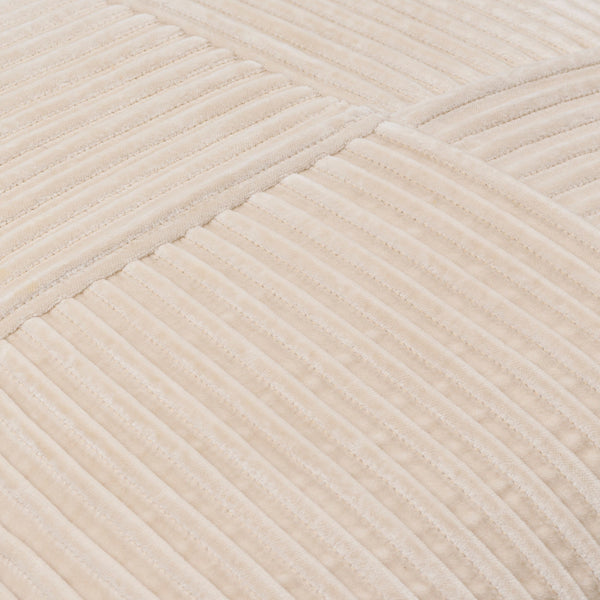 Surya Conrad Modern 18"X18" Accent Pillow - Soft Cotton, Hand-crafted Elegance For Timeless Home Decor Ivory Cotton,Cotton Crn005-2020p