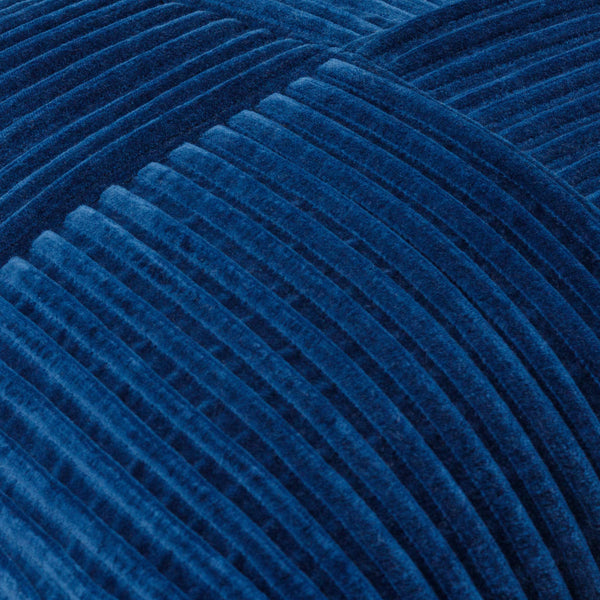 Surya Conrad Modern 18"X18" Accent Pillow - Soft Cotton, Hand-crafted Elegance For Timeless Home Decor Navy Blue Cotton,Cotton Crn006-2222d