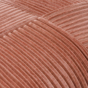 Surya Conrad Modern 18"X18" Accent Pillow - Soft Cotton, Hand-crafted Elegance For Timeless Home Decor Terracotta Cotton,Cotton Crn007-2222p