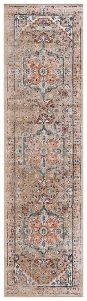 Safavieh Cornelia 208 Power Loomed Transitional Rug Gold CRN208D-7R