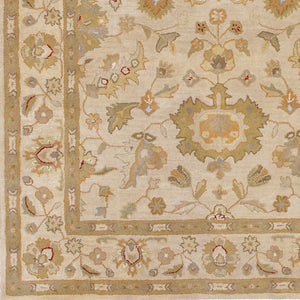 Surya Crowne Hand Tufted Wool Runner Rug Traditional Pattern for Hallways and Entryways CRN6011-268