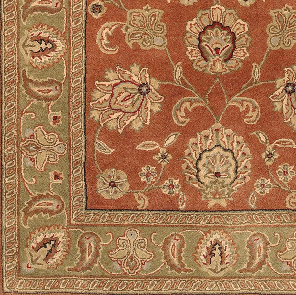 Surya Crowne Hand-tufted Wool Area Rug Traditional Pattern for Entryway or Bedroom CRN6019-23