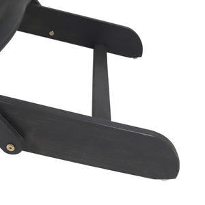 English Elm Christopher Knight Home® - BELLWOOD Adirondack Chair with Folding Design, Rustic Outdoor Wood Seat, Built-In Cup Holder Comfort DARK GREY 37.75 L x 26.75 W x 8.5 H 68940.00DGRY