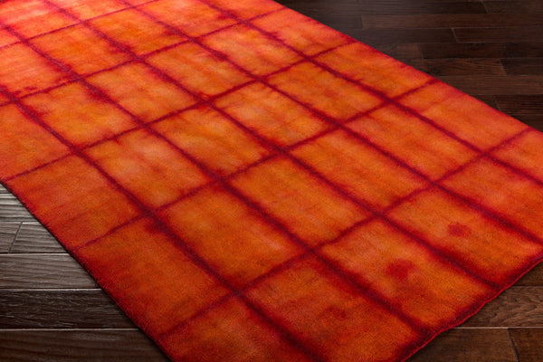 Surya Cruise Handmade 2' X 3' Wool Rug - Classic Indian Design, Durable, Cozy Medium Pile For Any Room Rust Wool Crs7003-58