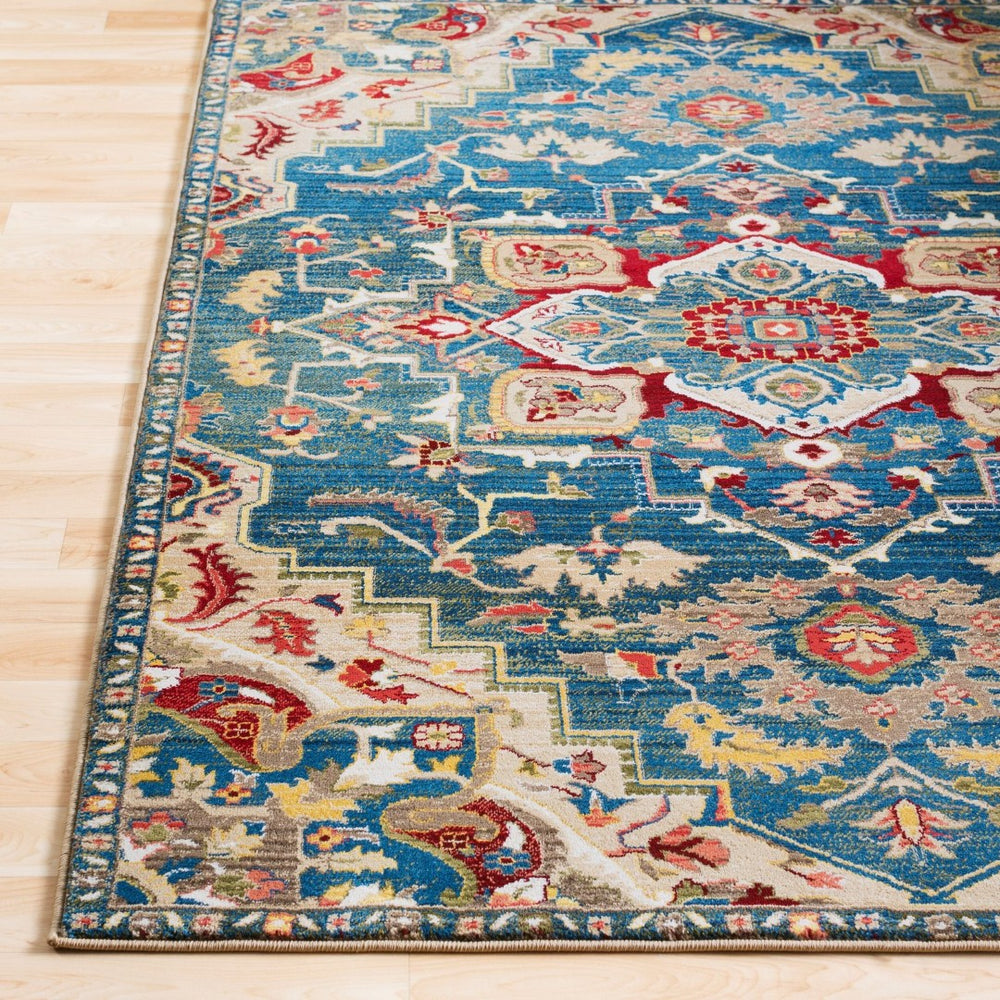 Livabliss Crafty Machine Woven Synthetic Runner Rug for Hallways Entryways and High Traffic Areas Dark Blue, Navy 2'6" x 7'10" CRT2300-26710