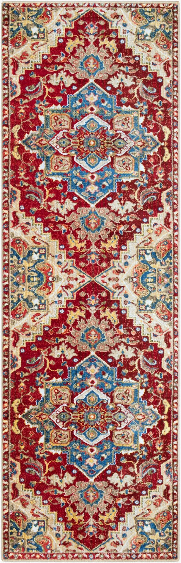 Livabliss Crafty Traditional Runner Rug Turkey Woven Polypropylene Hallway Entryway Medium Pile CRT2302-26710