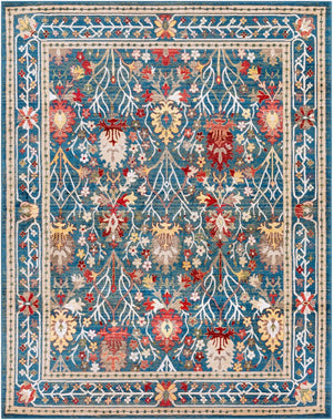 Livabliss Crafty Traditional Polypropylene Accent Rug for Entryways Hallways and High Traffic Floors Dark Blue, Navy 7'10" x 9'10" CRT2308-710910