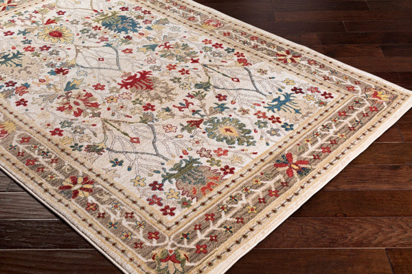 Livabliss Crafty Traditional Polypropylene Woven Rug for Entryways Hallways and High Traffic Areas Burgandy, White 2'6" x 7'10" CRT2311-26710