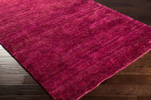 Surya Crusoe 2' X 3' Handmade Jute Rug - Timeless Modern Minimalist Décor For Comfort And Style Fuchsia Jute Cru2000-3353