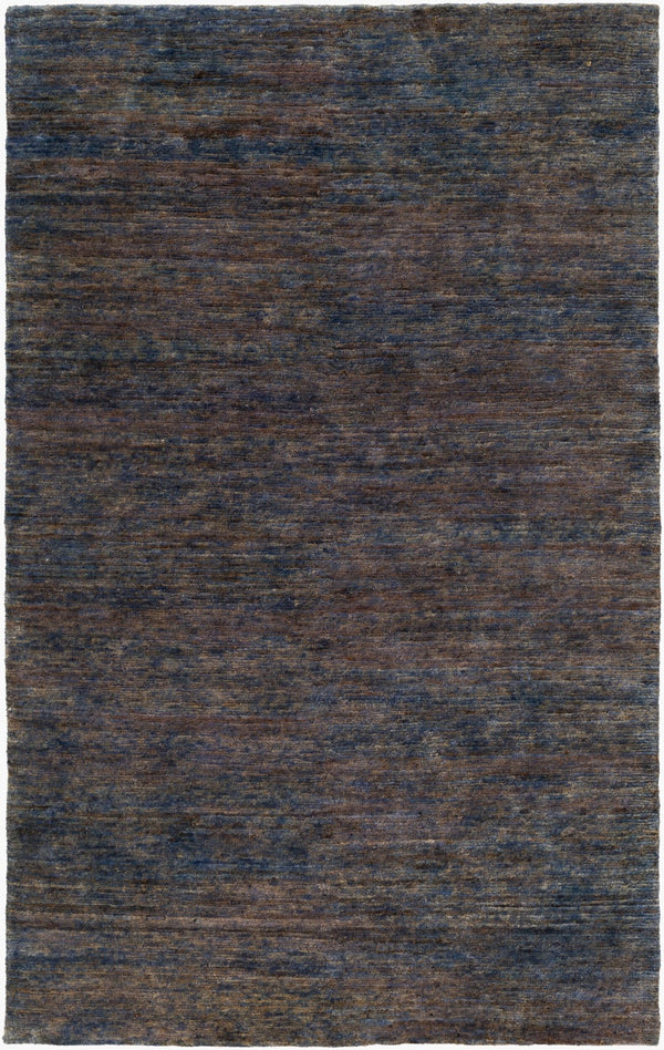 Surya Crusoe 2' X 3' Handmade Jute Rug - Timeless Modern Minimalist Décor For Comfort And Style Dark Blue Jute Cru2007-3353