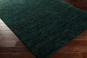 Surya Crusoe 2' X 3' Handmade Jute Rug - Timeless Modern Minimalist Décor For Comfort And Style Dark Blue Jute Cru2008-810