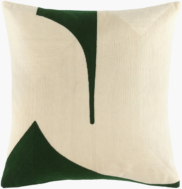 Livabliss Curvea Handcrafted Cotton Woven Square Pillow for Sofa Bed or Accent Chair Decor CRV001-1818