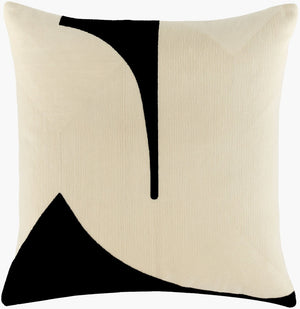 Livabliss Curvea Woven Cotton Square Accent Pillow Soft Textured Decor for Sofa or Chair CRV004-2020