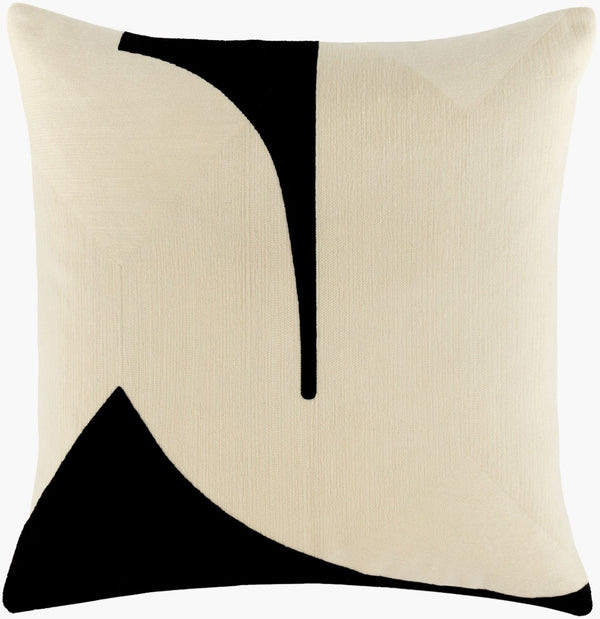 Livabliss Curvea Woven Cotton Square Accent Pillow Soft Textured Decor for Sofa or Chair CRV004-2020