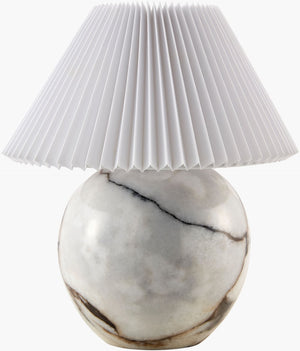 Livabliss Cerava Arts and Crafts Accent Table Lamp with Felt Linen Shade for Cozy Reading Nooks CRVA-002