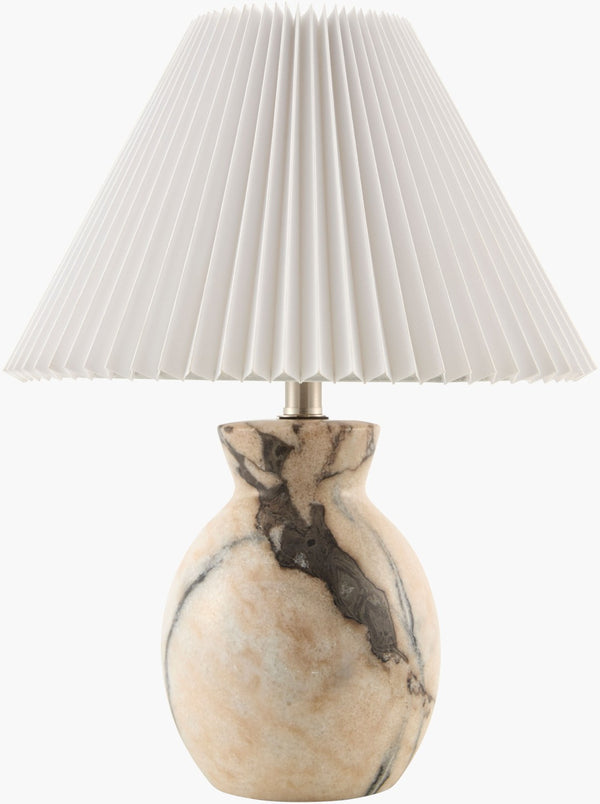 Livabliss Cerava Arts and Crafts Accent Lamp Felt Linen Shade Warm Glow for Bedroom CRVA-003