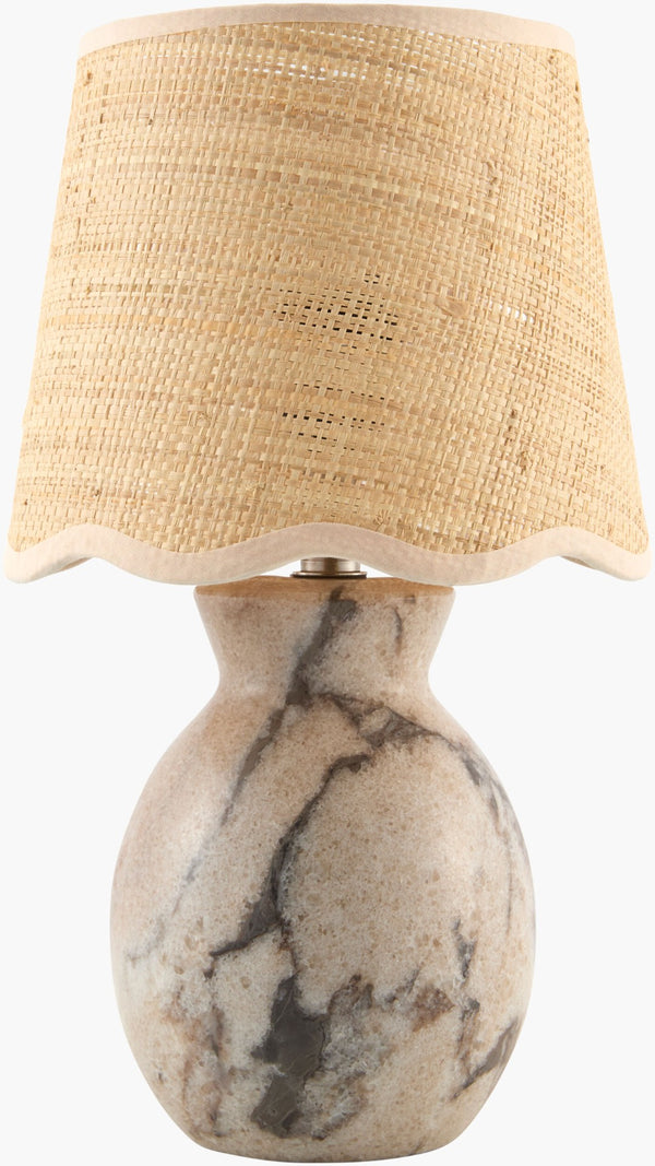 Livabliss Cerava Arts and Crafts Accent Table Lamp with Linen Felt Shade for Warm Ambient Glow CRVA-005