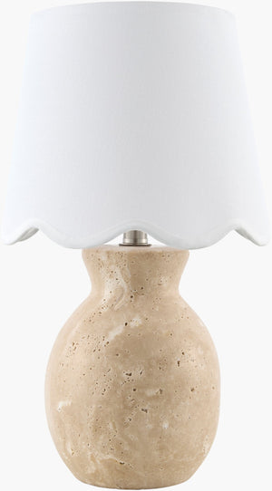 Livabliss Cerava Arts and Crafts Accent Lamp Linen Felt Shade Warm Glow for Bedroom Reading CRVA-007