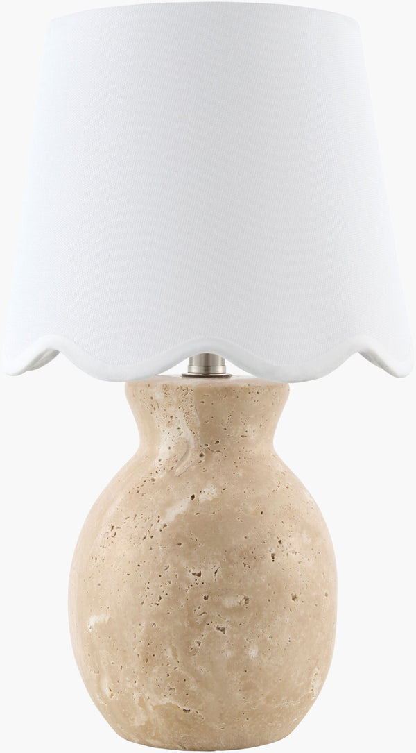 Livabliss Cerava Arts and Crafts Accent Lamp Linen Felt Shade Warm Glow for Bedroom Reading CRVA-007