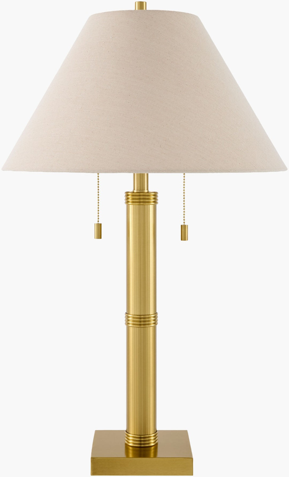 Livabliss Corvane Linen and Felt Shade Table Lamp Transitional Accent for Living Room CRVN-001