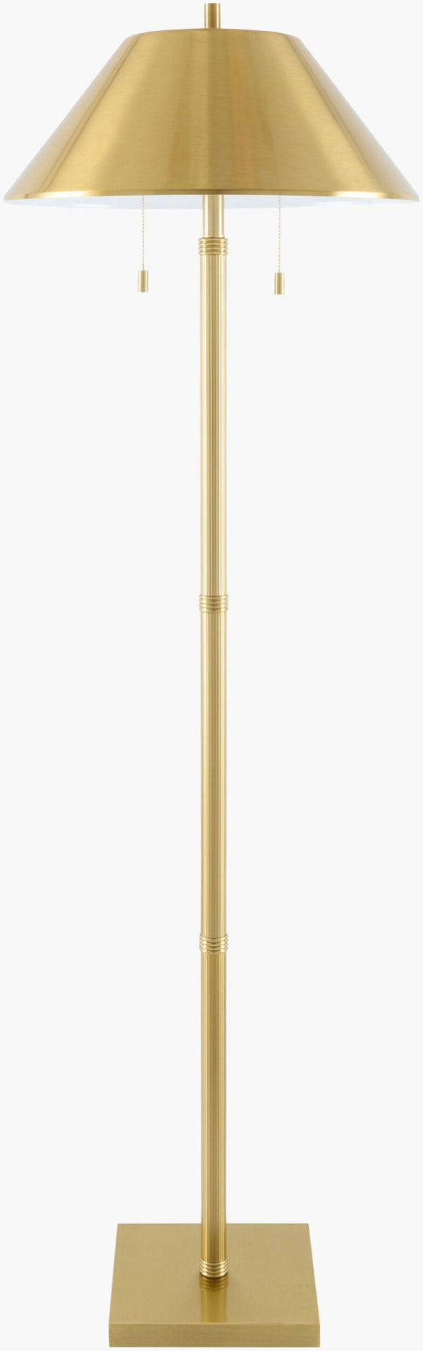Livabliss Corvane Traditional Floor Lamp with Felt Shade for Living Room Reading Corner CRVN-004