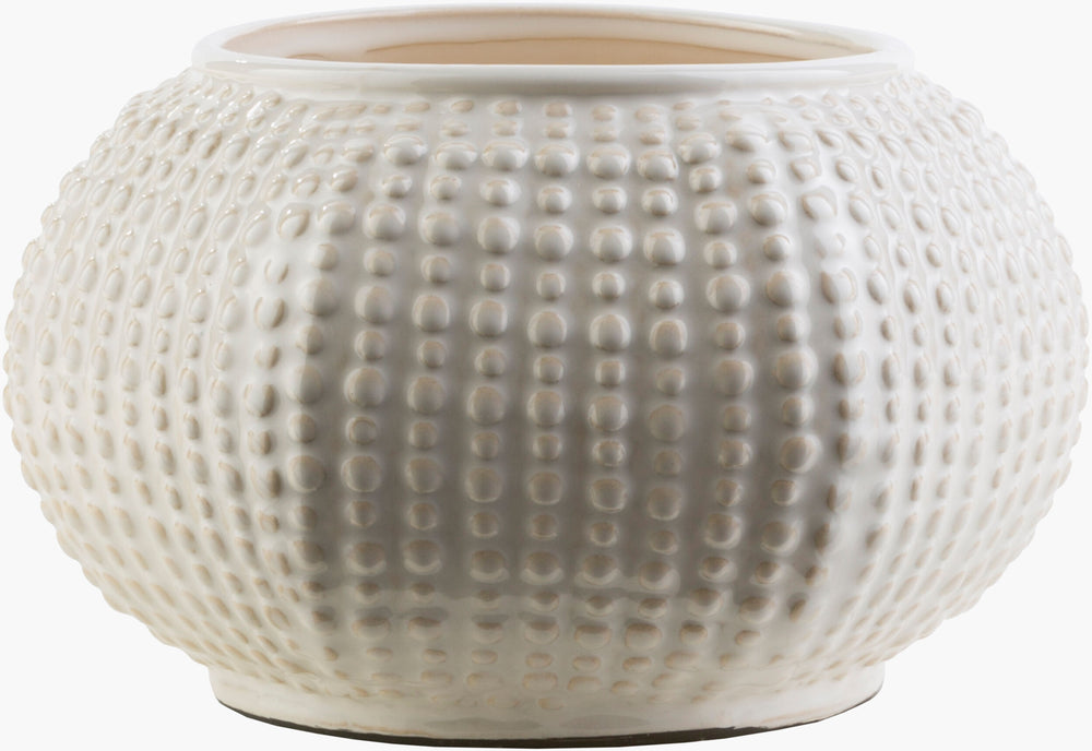 Surya Clearwater Elegant Ceramic Decorative Accent Vase - Timeless Home Centerpiece For Traditional Style  Ceramic Crw400-m