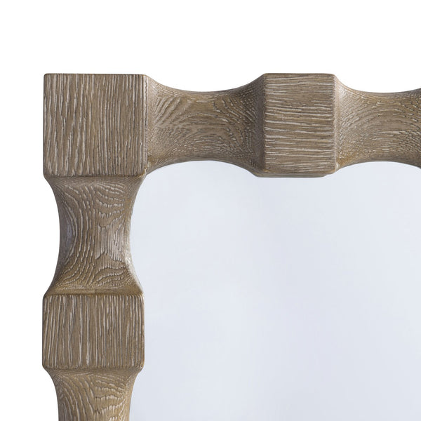 Bernhardt Bernhardt Aventura Marcona Carved-Texture Resin Frame Mirror, 52" X 40", Casual-Traditional Accent Above Mantel 318321