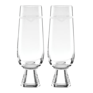 Lenox Kate Spade With Love 2-Piece Stemless Toasting Flutes Clear, NO COLOR GLASS,CRYSTAL 890016