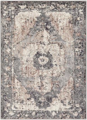 Livabliss Chelsea Traditional Area Rug Turkey Woven Polypropylene for Large Formal Living Rooms Dark Brown, Cam 2' x 2'11" CSA2304-23