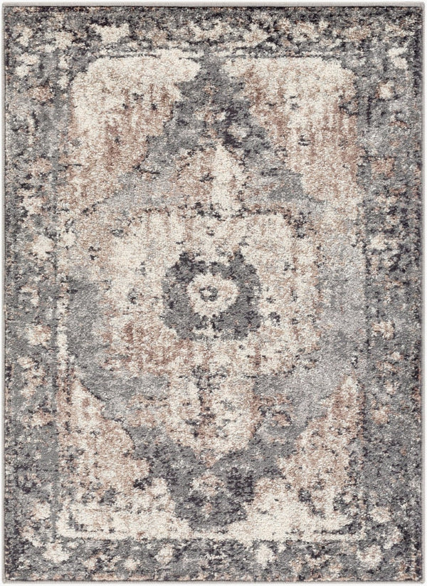 Livabliss Chelsea Traditional Area Rug Turkey Woven Polypropylene for Large Formal Living Rooms Dark Brown, Cam 2' x 2'11" CSA2304-23