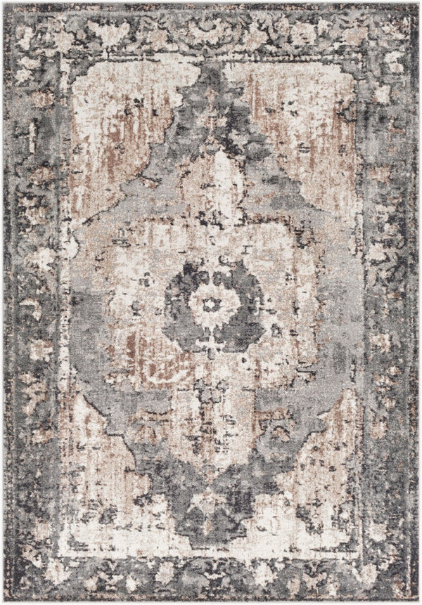 Livabliss Chelsea Traditional Area Rug Turkey Woven Polypropylene for Large Formal Living Rooms Dark Brown, Cam 6'7" x 9' CSA2304-679