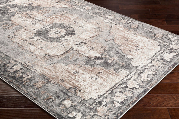 Livabliss Chelsea Traditional Area Rug Turkey Woven Polypropylene for Large Formal Living Rooms Dark Brown, Cam 7'10" x 7'10" Square CSA2304-710SQ